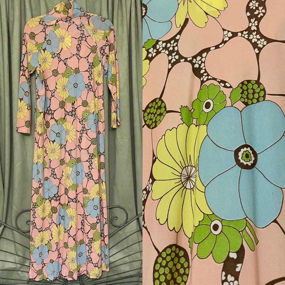 🌸 Vintage Floral Maxi Dress 🌸